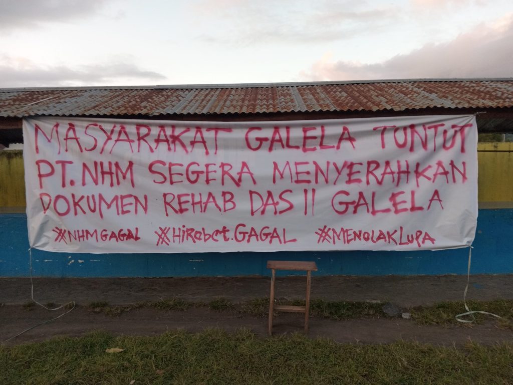 Warga Tagih Janji PT. NHM soal Dokumen Program DAS II di Galela