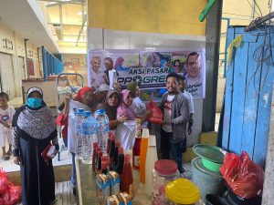 Relawan Progresif di Maluku Utara Gelar Program Pasar Tembus Murah Bagi Warga