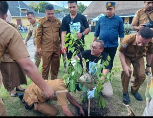 Tanam 773 Pohon Cengkeh dan Pala, Secara Simbolis Dilakukan Wali Kota Ternate.