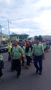 Kakankemenag Haltim Dampingi Langsung Peserta MTQ Ke XXX.