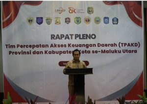 Plh. Sekprov Maluku Utara Resmi Buka Rapat Pleno TPAKD 2024