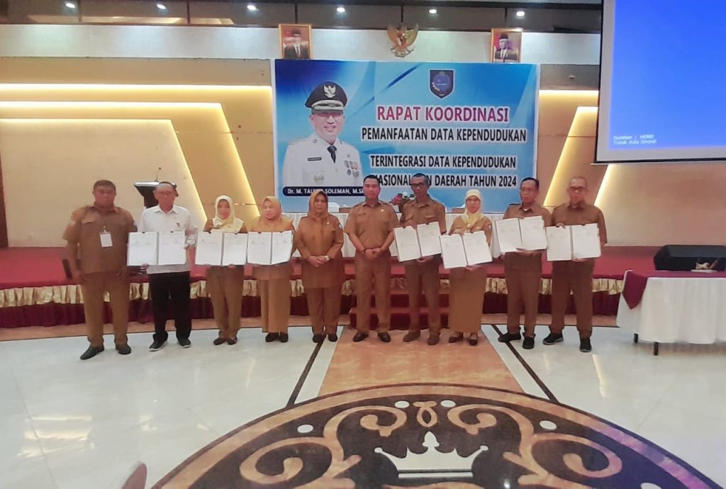Dukcapil Kota Ternate Gelar Rakor Pemanfaatan Data Kependudukan 2024