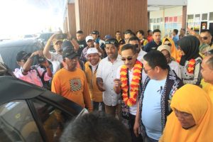 Aliong Mus-Sahril Disambut Meriah di Posko Pemenangan Ternate