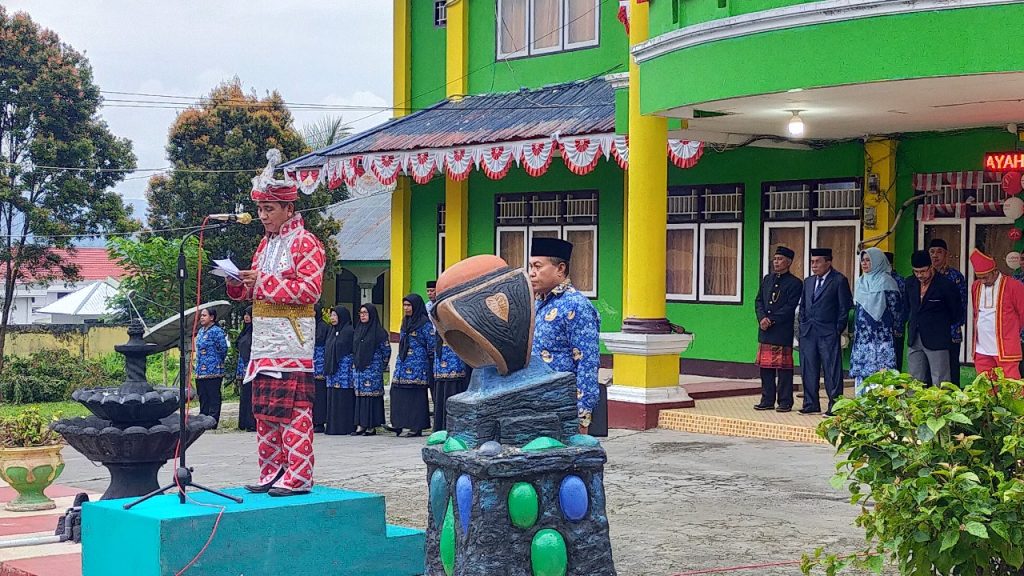 Kemenag Halmahera Selatan Gelar Upacara HUT ke-79 RI, Sampaikan Amanah Menag
