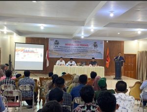 Ketua Bawaslu Halsel Tekankan Anggota Panwaslu Di 30 Kecamatan Awasi Pemutakhiran.