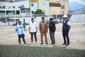 Progres Renovasi Gelora Kieraha Ternate Capai 70%, Siap Digunakan Oktober
