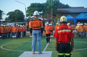 PT NHM Gelar Apel dan Inspeksi Keselamatan Kerja di Tambang Emas Gosowong