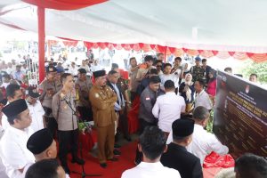 Deklarasi Kampanye Damai KPUD Halsel, Bassam Kasuba Absen