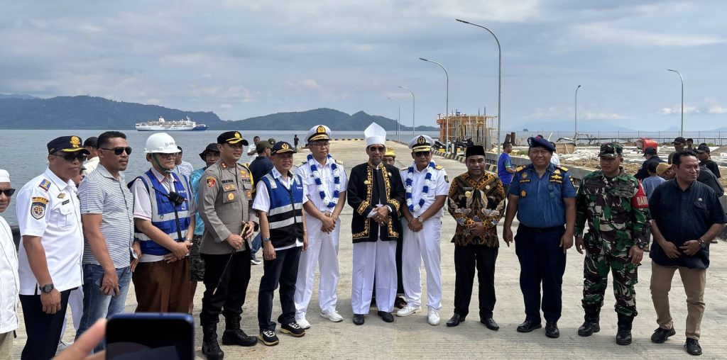KM Dorolonda Singgahi Pelabuhan Jailolo untuk Pertama Kali, Pemda Halbar Sampaikan Apresiasi