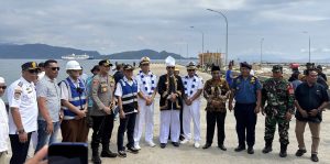 KM Dorolonda Singgahi Pelabuhan Jailolo untuk Pertama Kali, Pemda Halbar Sampaikan Apresiasi