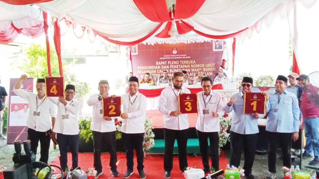 Bahrain Kasuba Raih Nomor Urut 1, Sebut Sebagai ‘Bupati Pertama’ Pilkada Serentak