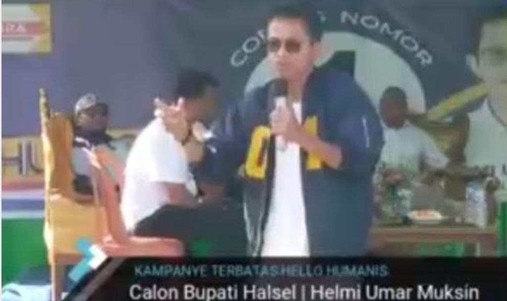 Helmi Umar Sindir Dinasti Politik Saat Kampanye di Pilkada Halsel