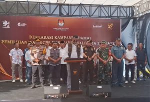 Deklarasi Pilkada Damai: Ketua KPU Ternate Ingatkan Para Calon Wali Kota untuk Siap Menang dan Kalah