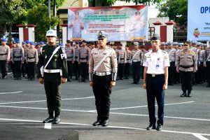 Wakapolda Malut Pimpin Apel Operasi Zebra Kie Raha 2024