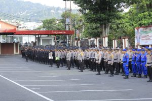 Polda Maluku Utara Siagakan 500 Personel Jelang Pelantikan Presiden dan Wakil Presiden