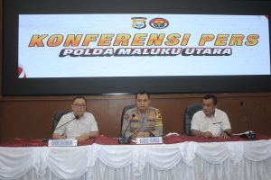 Polda Malut Gelar Konferensi Pers: 9 Saksi Insiden Kebakaran Speedboat Diperiksa