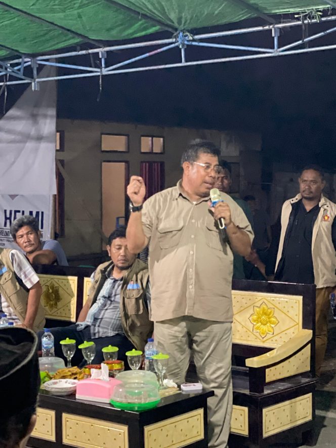 
 Hentikan Kampanye, Bahrain Kasuba Hormati Warga Wayaua yang Meninggal