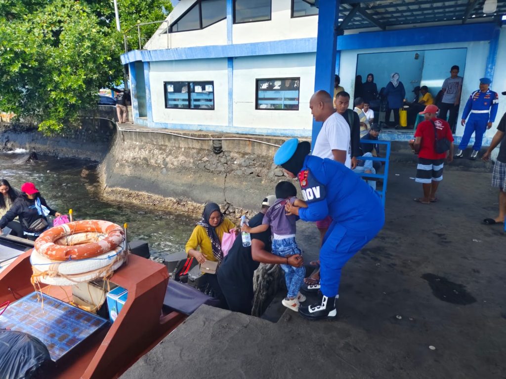 Subsatgas Polairud Sambangi Pelabuhan untuk Jaga Kamtibmas Jelang Pilkada