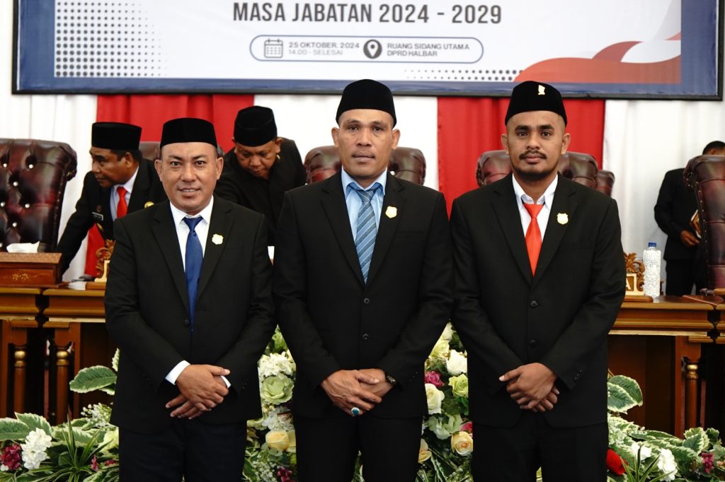 Pimpinan DPRD Halmahera Barat 2024-2029 Resmi Dilantik