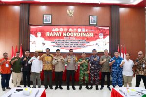Wakapolda Malut Pimpin Koordinasi Pilkada 2024, Fokus pada Pengamanan dan Pencegahan Konflik