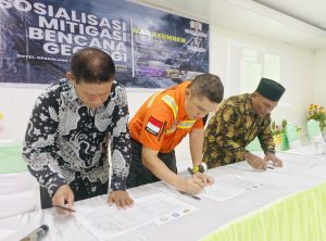 NHM Hadiri Sosialisasi Mitigasi Bencana Geologi di Halmahera Utara