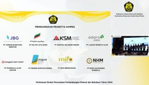 Sertifikat penghargaan untuk NhM