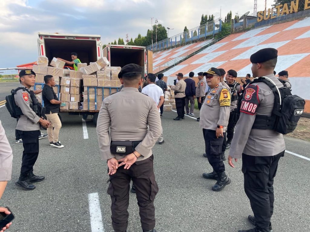 Polda Malut Kawal Ketat Distribusi Surat Suara Pemilu 2024