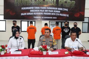 Polda Maluku Utara Ungkap Jaringan Perdagangan Orang, Enam Tersangka Ditangkap