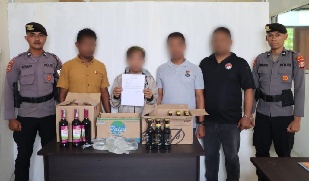 Warung Sembako Disulap Jadi Gudang Miras di Labuha