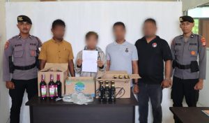Warung Sembako Disulap Jadi Gudang Miras di Labuha