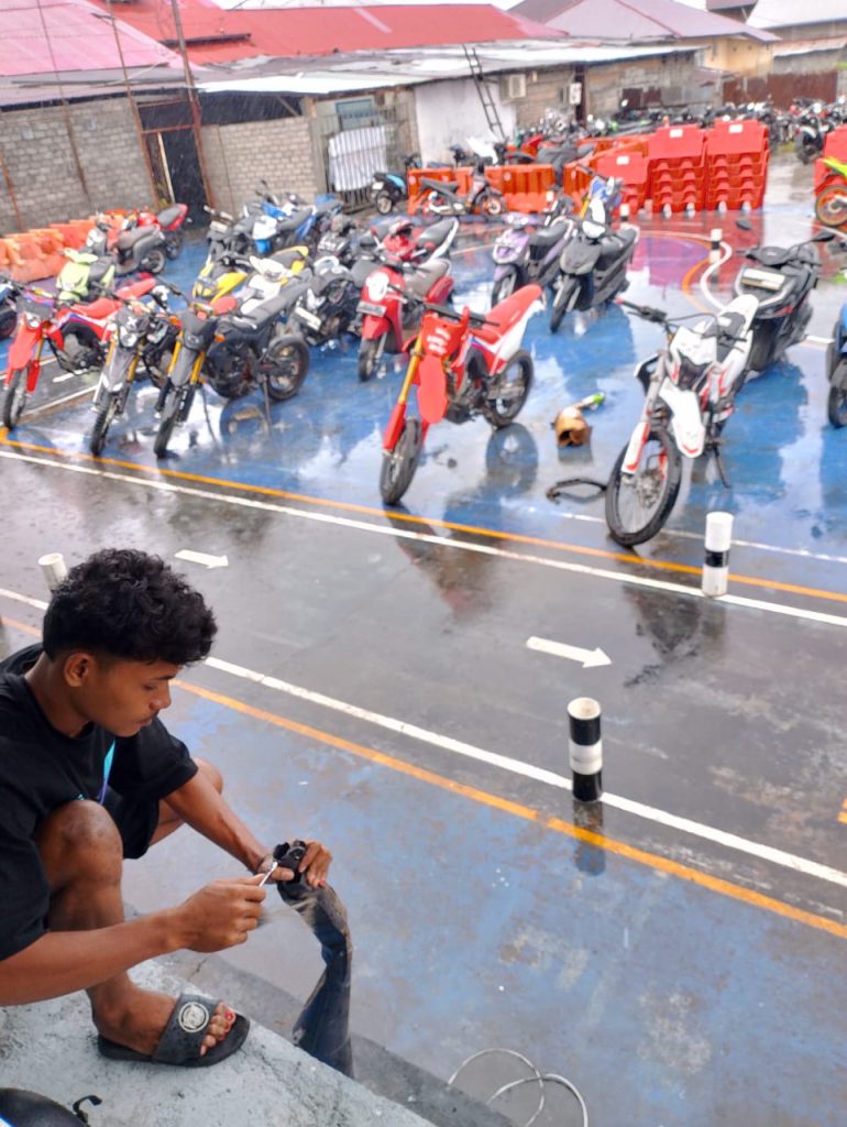 104 Motor Kena Tilang di Ternate, Pelanggar Didominasi Knalpot Bising