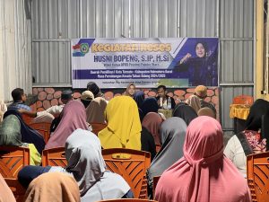 Aspirasi Warga Fitu: Husni Bopeng Bakal Perjuangkan Talud dan Jalan Perkuburan