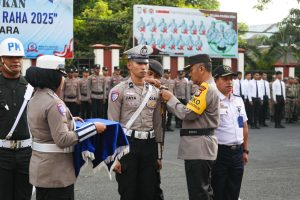 Kapolda Malut Pimpin Operasi Keselamatan Kie Raha 2025 untuk Wujudkan Lalu Lintas Aman