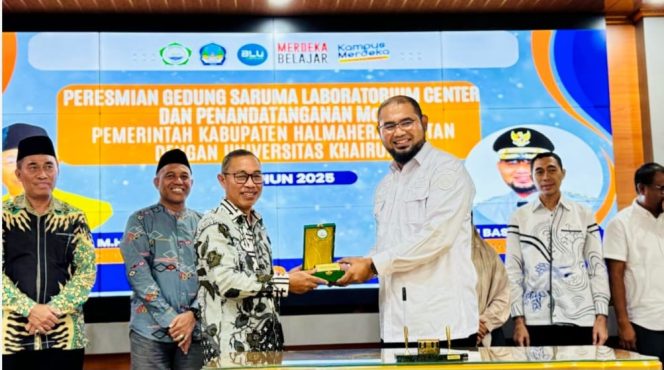 
 Pemkab Halsel Resmikan Gedung Saruma, Dukung Pendidikan di Unkhair