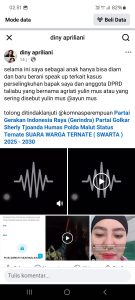 Dugaan Skandal, Rekaman Mesra Ketua Komisi II DPRD Malut dengan Petinggi Polisi Viral di Medsos