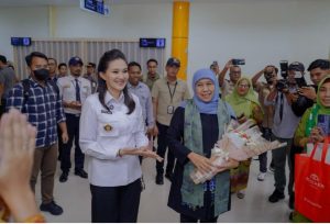 Eratkan Kerja Sama, Gubernur Khofifah Kunjungi Maluku Utara