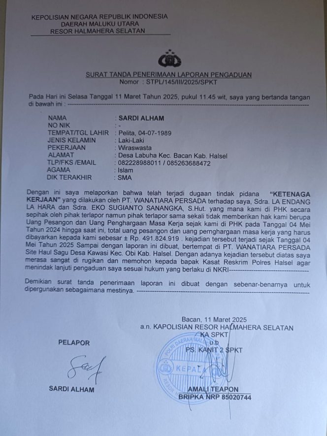 
 Tak Kunjung Dibayar, Eks Karyawan Tempuh Jalur Hukum
