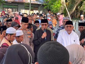 Wabup Halsel dan Forkompinda Sambut Jenazah AGK di Bibinoi