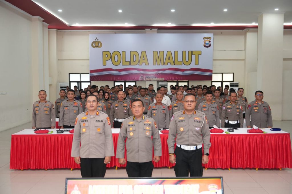 Polda Maluku Utara Siapkan Personel untuk Operasi Ketupat 2025