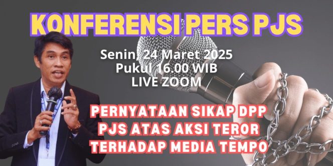 
 PJS Kutuk Keras Teror ke Tempo: Serangan Terhadap Pers & Demokrasi!