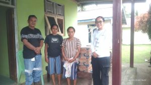 NHM Salurkan Bantuan untuk Keluarga Korban Banjir di Halmahera Utara