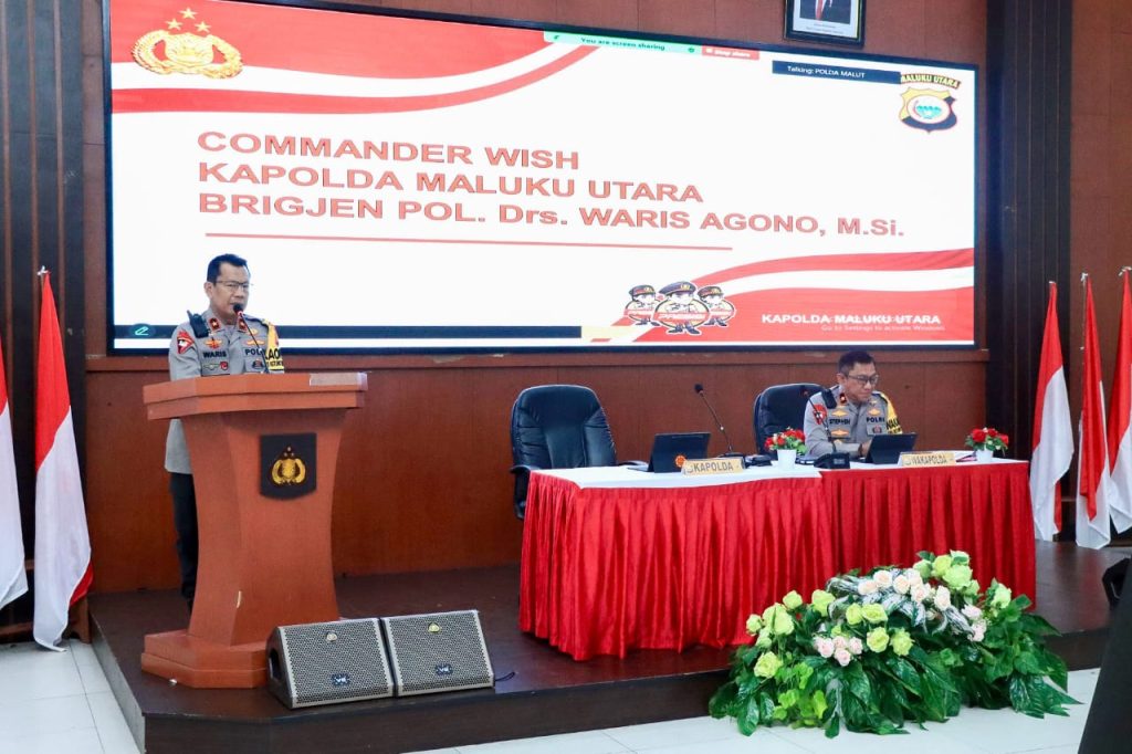 Kapolda Maluku Utara Paparkan 10 Poin Commander Wish untuk Reformasi Polri