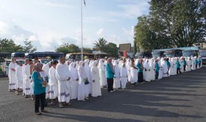 263 CJH Ternate Ikuti Napak Tilas, 8 Lansia Tetap Semangat