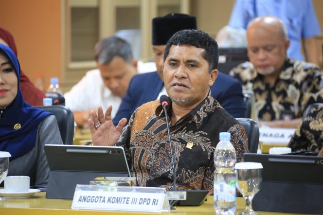 
 Anggota DPD RI, Hasby Yusuf