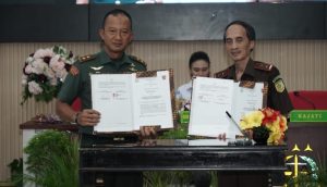 Kodam XV dan Kejati Malut Jalin Kerja Sama Penegakan Hukum