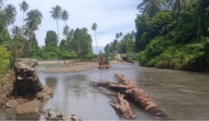 Talud Rp1,5 M di Tokaka Rusak Dihantam Banjir, Mulai Diperbaiki