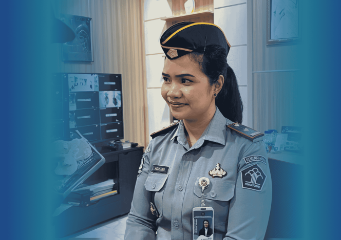 
 Kalapas Perempuan Klas III Ternate, Agustina.