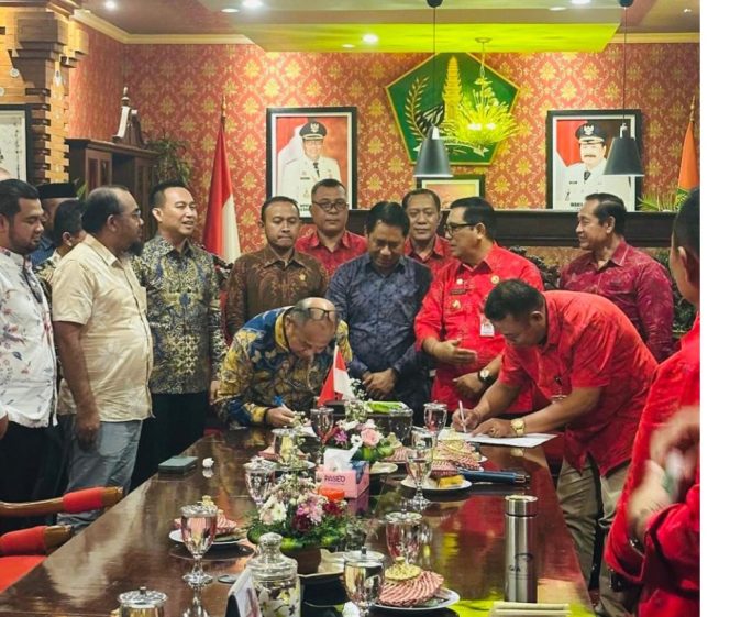
 BUMD Haltim Gandeng Tabanan, Pasok Logistik Kawasan Industri