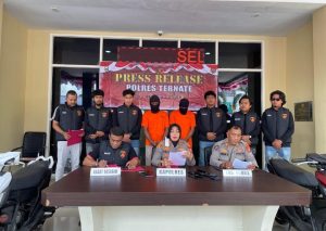 Dua Curanmor Dibekuk di Ternate, Satu Pelaku dan Dua Motor Masih Diburu
