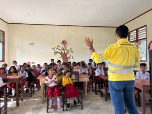 Siswa SDN Daru Antusias Belajar PHBS dan Tanggap Bencana